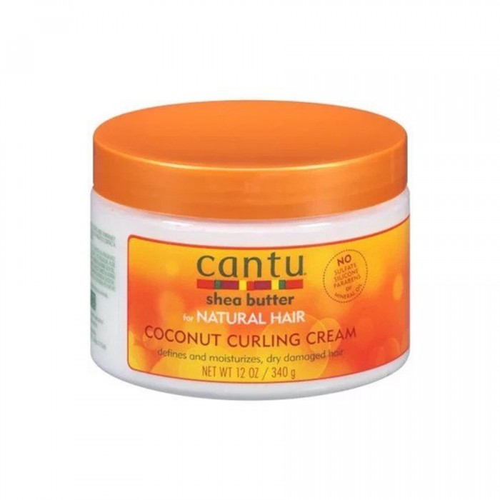 Cantu Shea Butter Coconut Curling Cream is a rich curling cream, which is created to define the movements in a curly / wavy hair. It is enriched with shea butter, and it moisturizes and strengthens the hair without havin | Veela Beauty Cantu Shea Butter Coconut Curling Cream is a rich curling
